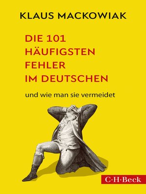 cover image of Die 101 häufigsten Fehler im Deutschen